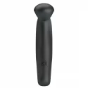 Pretty Love Rechargeable Vibrating Finger Sleeve, 10 functions of vibration, Silicone, Black