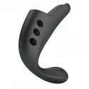 Pretty Love Rechargeable Vibrating Finger Sleeve, 10 functions of vibration, Silicone, Black