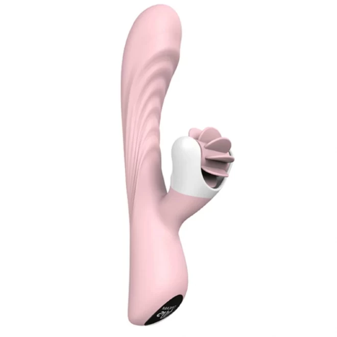 Wibrator ze stymulatorem łechtaczki typu języczek Licking Sensation