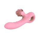 Wibrator ze stymulacją łechtaczki Pink Taste Rabbit