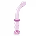 GLAZE GLASS ROSEBUD G-SPOT DILDO