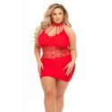 RICH B PHASE DRESS RED, QUEEN