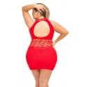 RICH B PHASE DRESS RED, QUEEN