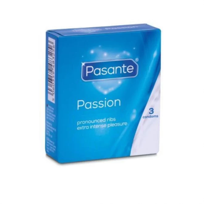 Prezerwatywy stymulujące Pasante Passion 3 szt