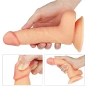 Realistyczne dildo z przyssawką 7"