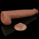 Realistyczne dwuwarstwowe dildo King Sized Sliding Skin Dual 13,5"