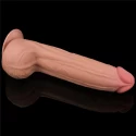 Realistyczne dwuwarstwowe dildo King Sized Sliding Skin Dual 12"