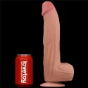 Realistyczne dwuwarstwowe dildo King Sized Sliding Skin Dual 12"