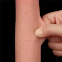 Dildo Sliding Skin Dual Layer Dong Flesh