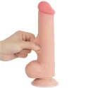 Dildo Sliding Skin Dual Layer Dong Flesh