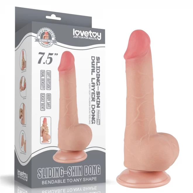 Dildo sliding skin