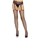 Net Stockings With Garter Belt