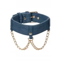 Ride Em Denim Collar + Leash