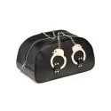 Cuffed travel bag with handcuff handles