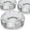 Hünkyjunk super huj 3-pack cockrings tar ice