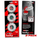 Hünkyjunk super huj 3-pack cockrings tar ice