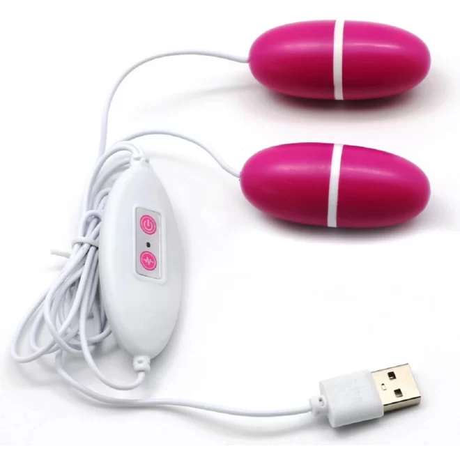 Podwójne jajeczka wibrujące Pink Vibrator Eggs Mokko Toys