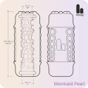 Mermaid sleeve pearl