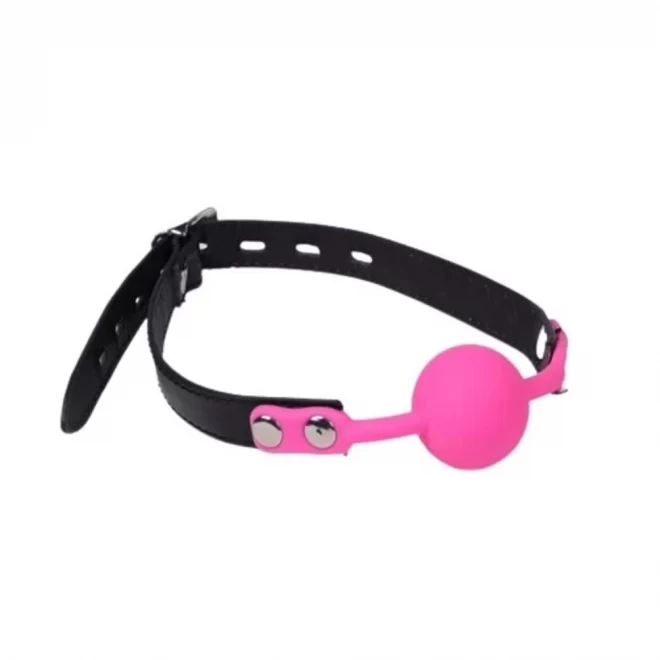 KNEBEL CANDY BALL GAG WITH SILICONE BALL