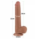 Dildo LoveToy Sliding Skin Dual Layer Dong 22 cm