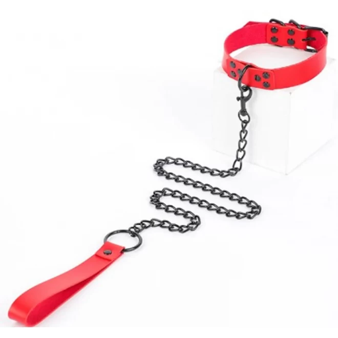 Neckband with Black Chain Set Reddish Passion Labs