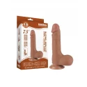 Dildo LoveToy Sliding Skin Dual Layer Dong 19,5 cm