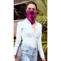 Wielofunkcyjna bandana z kwiatowym nadrukiem