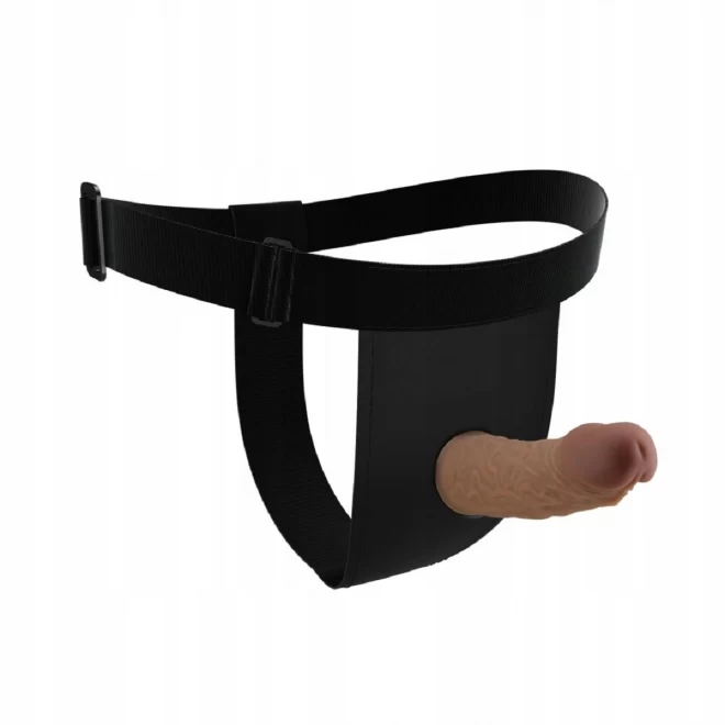 Pretty Love Strap-on harness, super soft silicone phallic head.