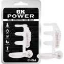 GK Power Dual Vibrating Cock Cage Blue