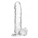 JELLY DILDO TRANSPARENT L