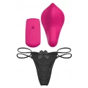WIBRATOR PANTY VIBE RECARGABLE CERISE S-M