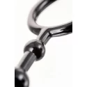A-TOYS, Anal chain, silicone, black, 28,3 cm