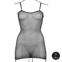 Short dress fishnet and spaghetti straps - osx