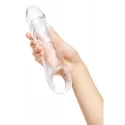 SIZE UP CLEAR VIEW PENIS EXTENDER WITH BALL LOOP EXTRA GIRTHY