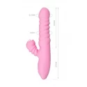 JOS Lixy vibrator, with Up&Down function, silicone, pink, 23 cm