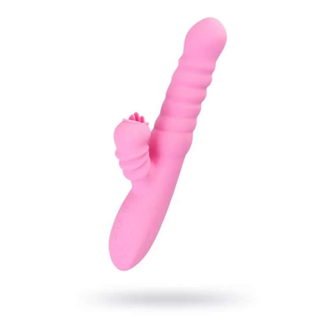 JOS Lixy vibrator, with Up&Down function, silicone, pink, 23 cm