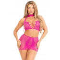 Bodystocking top i spódniczka Leg Avenue