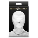 FETISH & FASHION ZIPPERED MOUTH HOOD BLACK