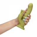 Ultra soft silicone rotating rabbit vibrator - spring sage