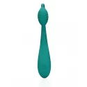 G-spot vibrator with bead - blue grass