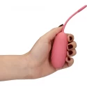 Ultra soft silicone egg vibrator with remote control