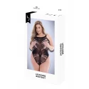 BACI JACQUARD BODYSUIT BLACK, QUEEN
