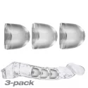 Adjustfit insert 3-pack - cocksheath inserts - clear