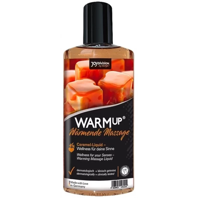 Rozgrzewający olejek do masażu Warm Up Caramel 150 ml