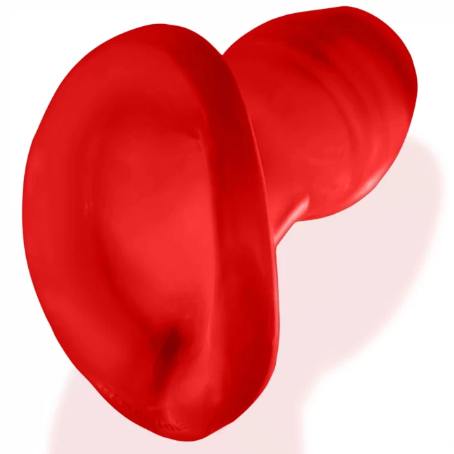 Oxballs - glowhole-1 hollow buttplug with led light large red