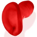 Oxballs - glowhole-1 hollow buttplug with led light large red