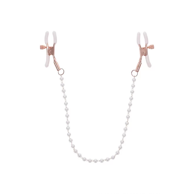 PEACHES ‘N CREAME PEARL NIPPLE CLAMPS