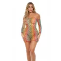 TASTE THE RAINBOW DRESS & SLVS, OS