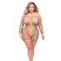 TASTE THE RAINBOW DRESS & SLVS, QUEEN