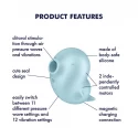 Stymulator bezdotykowy z wibracjami Satisfyer Sassy Seal